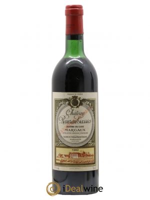 Château Rauzan-Gassies 2ème Grand Cru Classé  1982 - Lot de 1 Bouteille