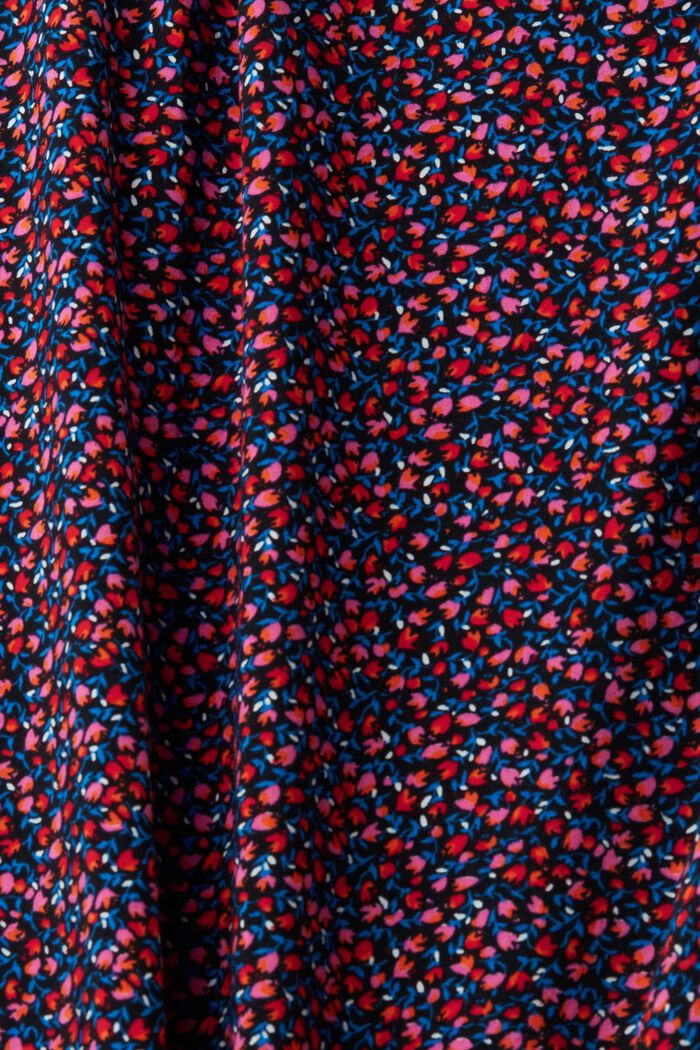 Bluse mit V-Ausschnitt und Muster