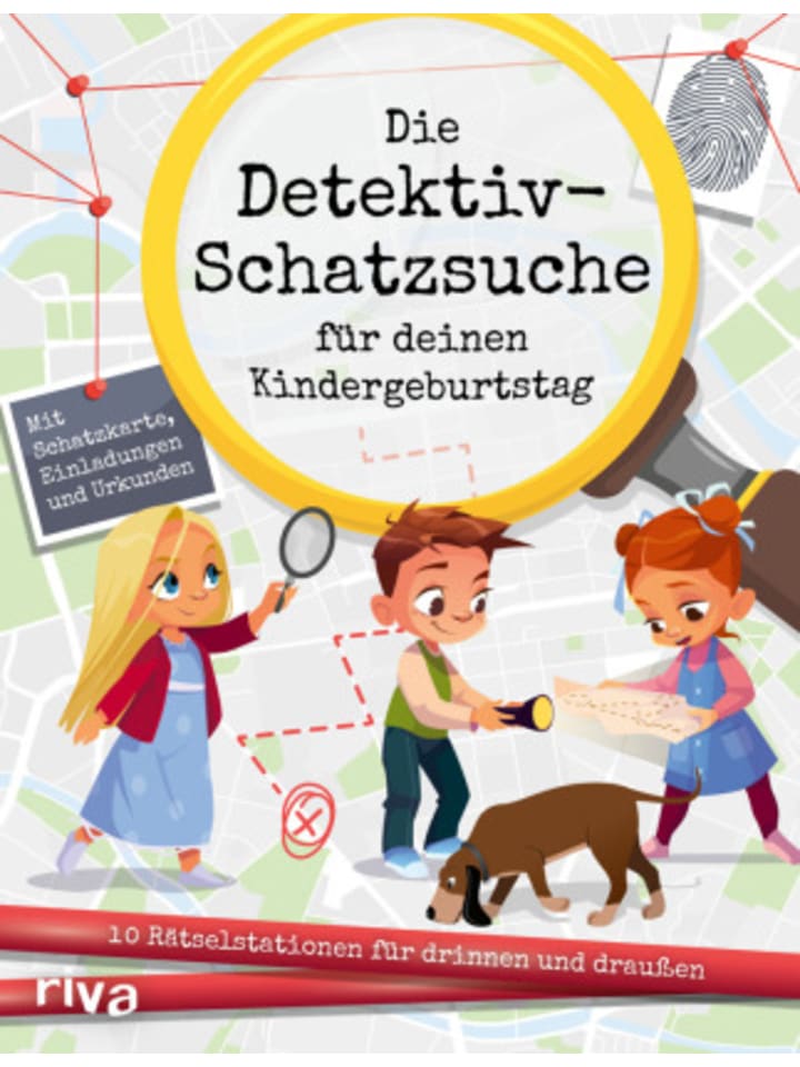 Riva Verlag Buch - Die Detektiv-Schatzsuche für deinen Kindergeburtstag günstig kaufen onesize