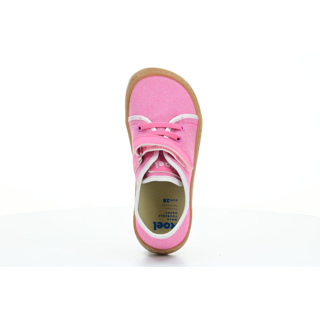 Koel4kids Dix Textile Fuchsia Canvas Barfußsneakers 07M036.50B - 651