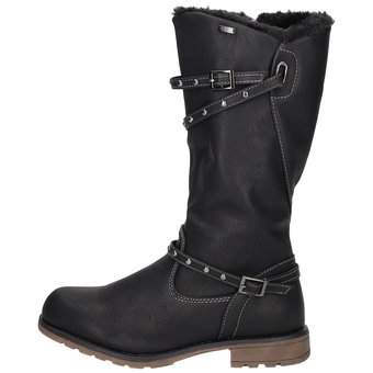 Barbarella Langschaftstiefel in schwarz