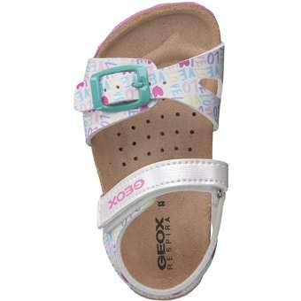 Geox B Sandal Chalki Girl in weiß