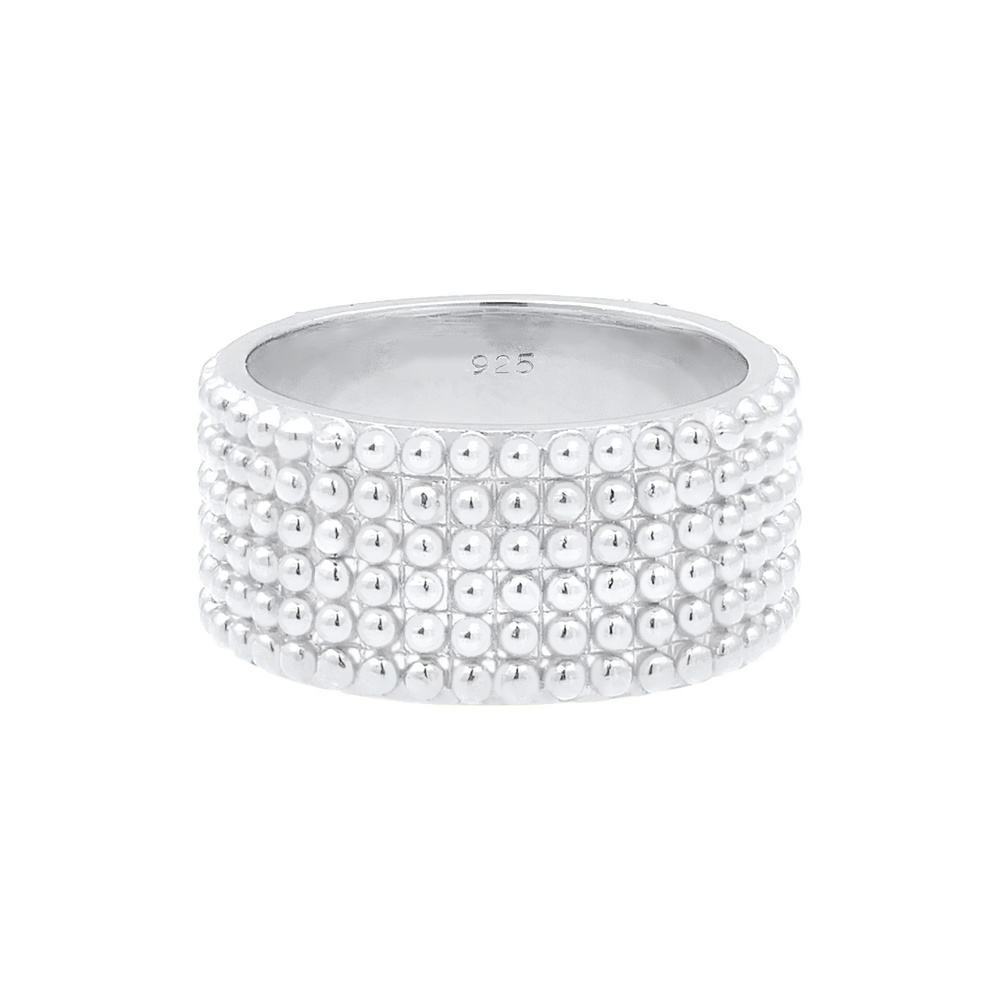 Elli Elli Bague Pois Statement Trend Blogger Bague Femme - (925/1000) Argent Bague