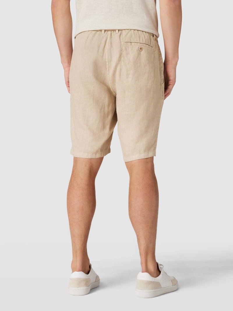 Bermudas mit elastischem Bund Modell 'BALU' in beige