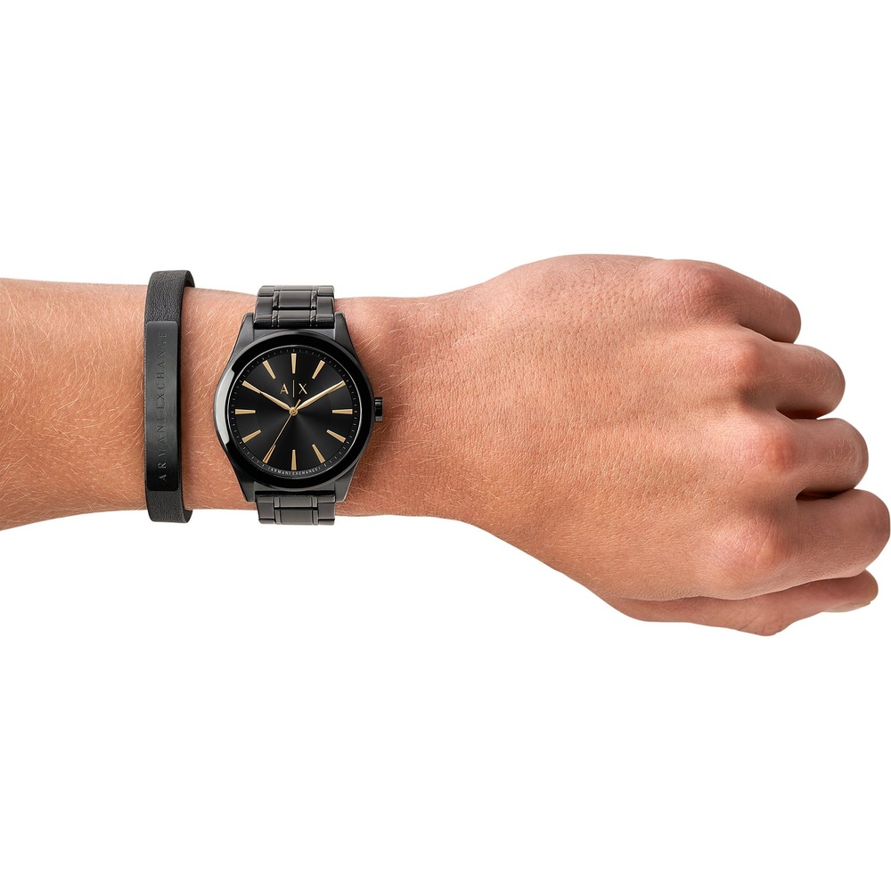Armani Exchange Set de montres Acier inoxydable Bijoux
