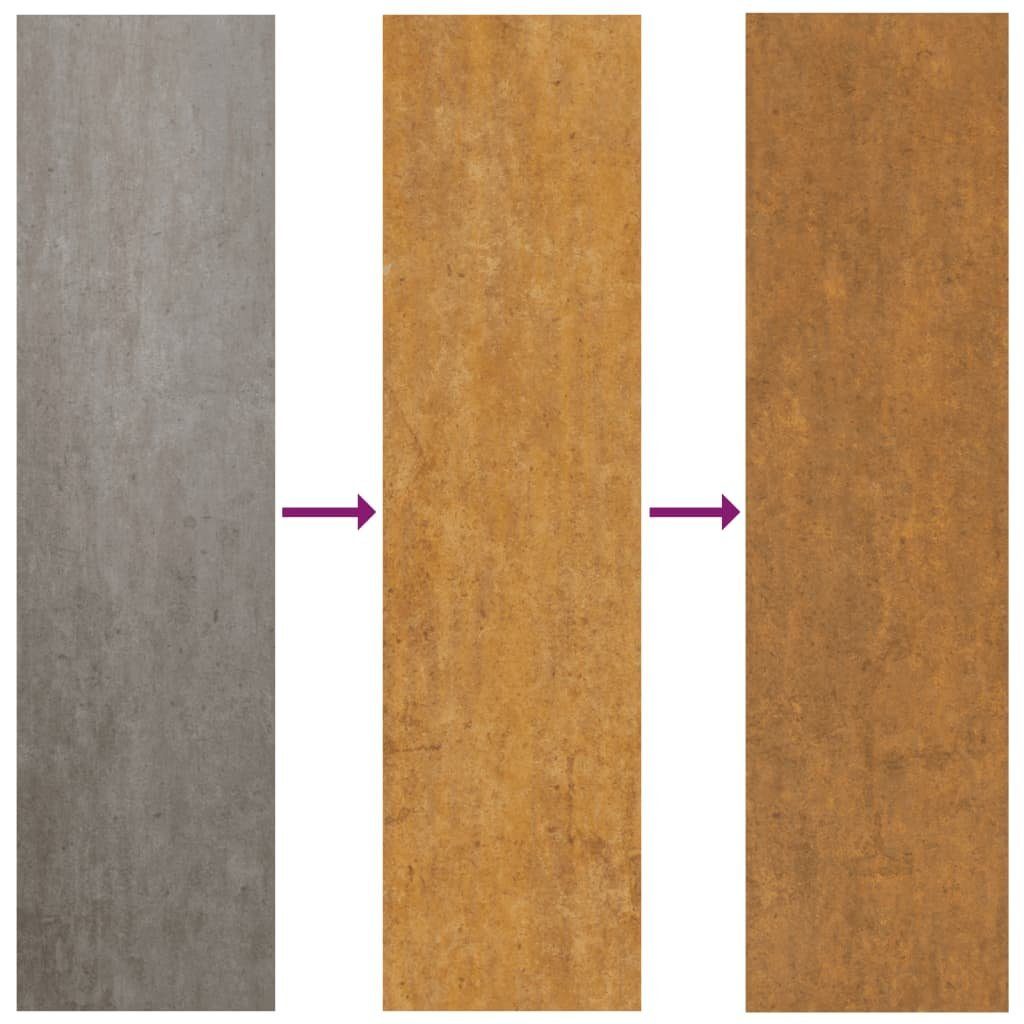 vidaXL Gartentor Gartentor 105x180 cm Cortenstahl Baum-Design