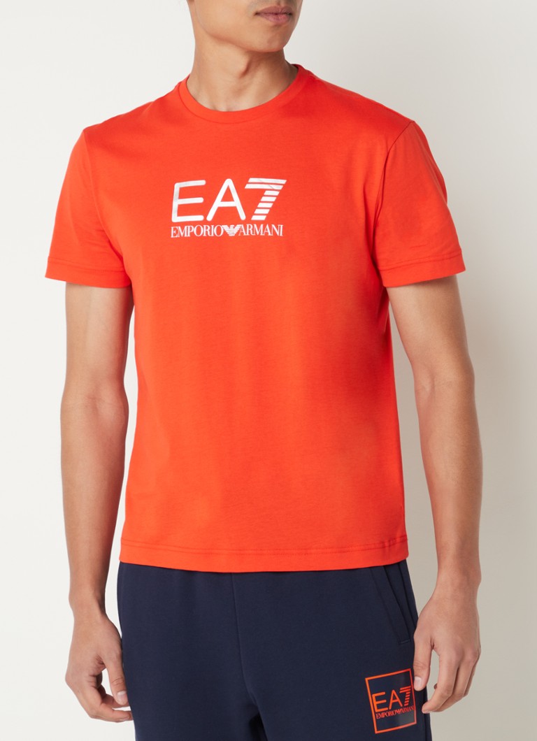 Tricou de trening Emporio Armani cu logo imprimat