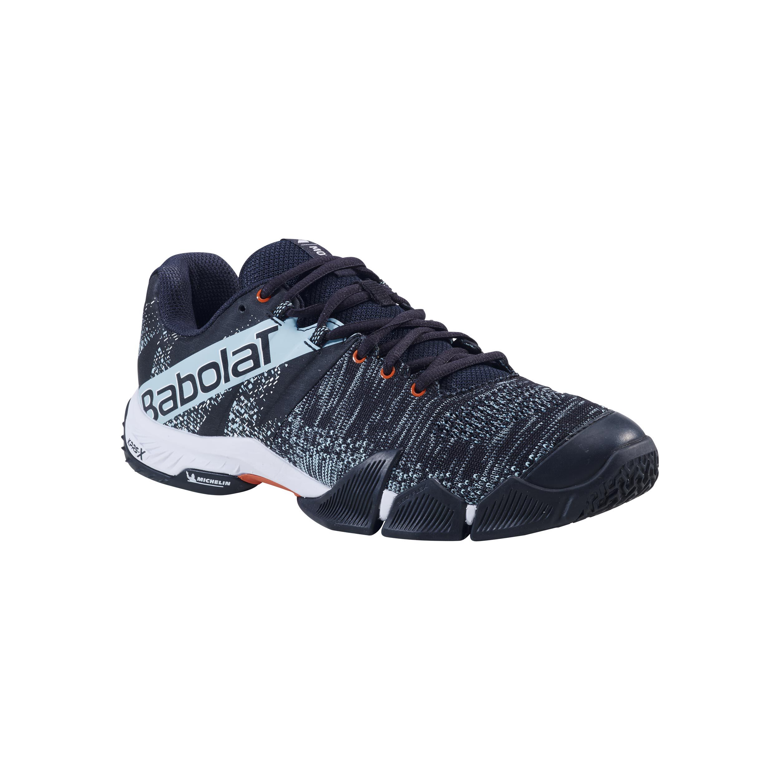 Movea PADL Padelschuh Herren - Schwarz, Hellblau