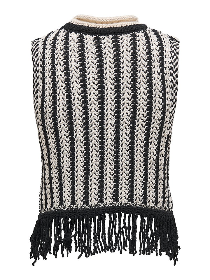 ONLY Pullunder in Creme/ Schwarz günstig kaufen