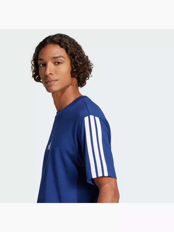 adidas Essentials 3-Streifen Single Jersey T-Shirt