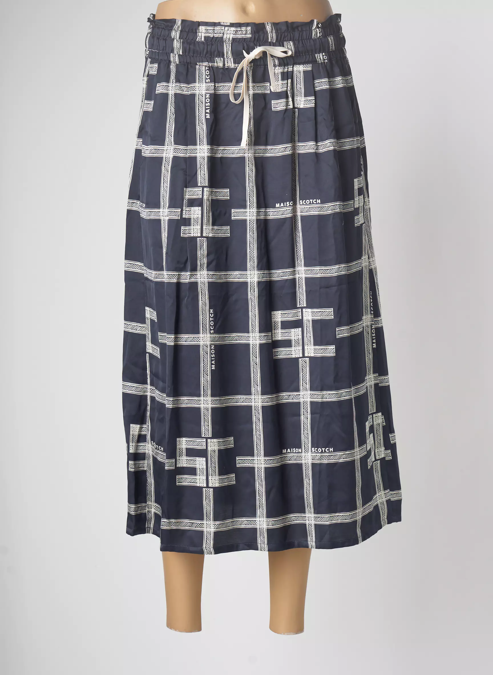 Scotch Soda Jupes Mi Longues Femme couleur bleu
