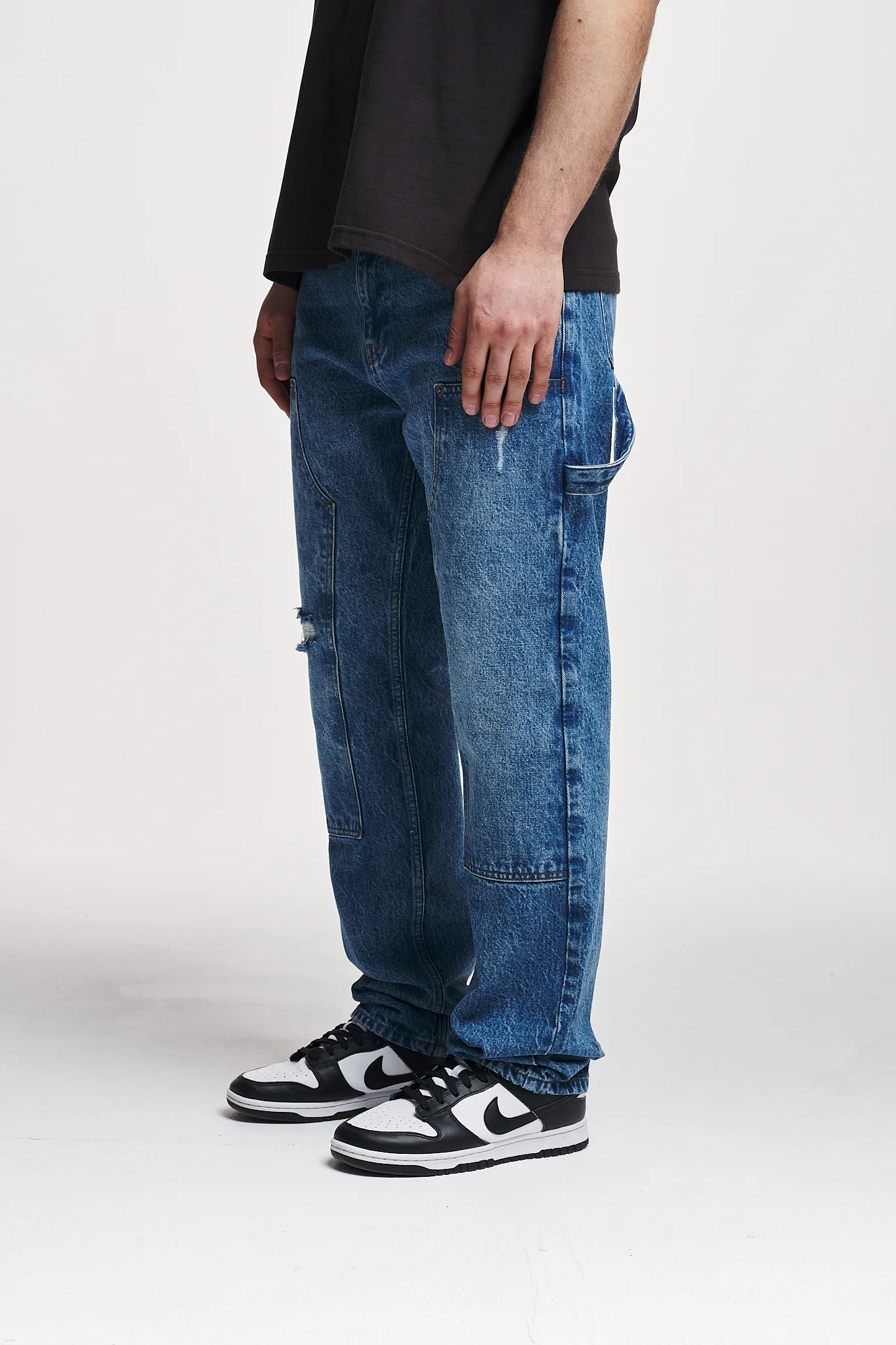 2Y Studios HALDOR CARPENTER STRAIGHT - Vaqueros pitillo