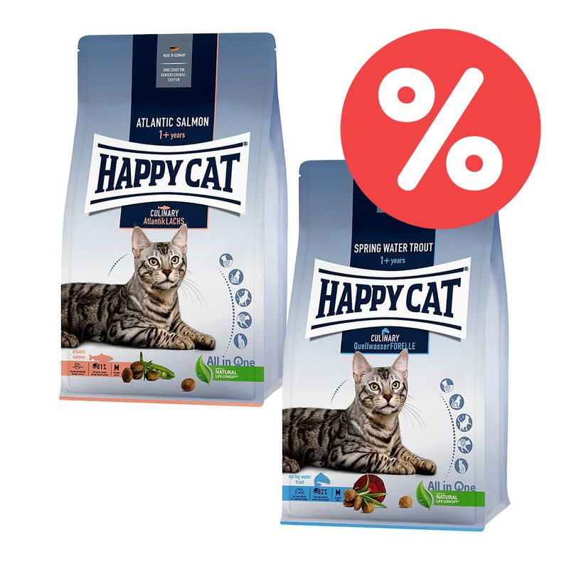 Mixpaket Happy Cat Culinary Adult zu TOP-Preisen