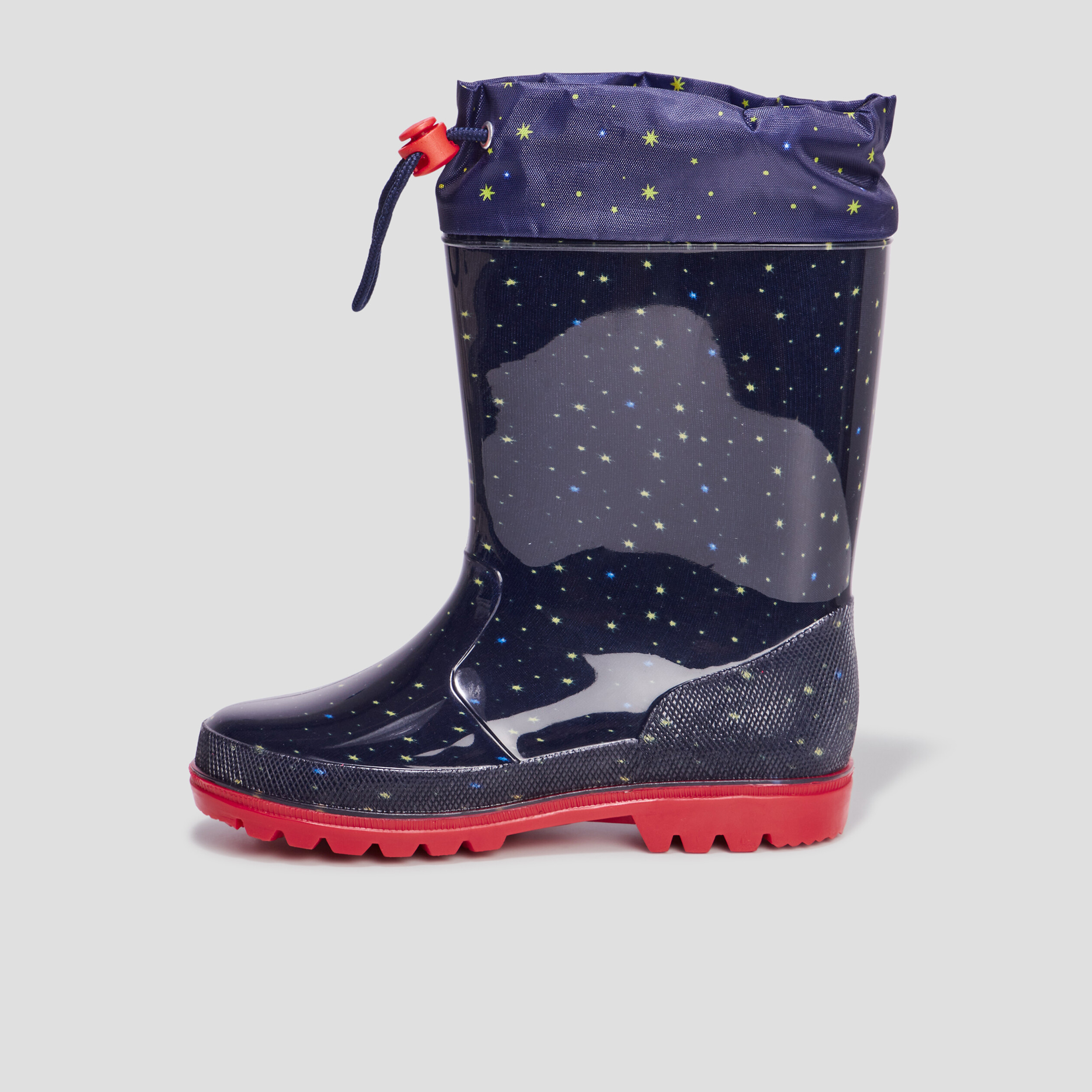 Bottes de pluie à coulisse bleu marine garçon | La Halle