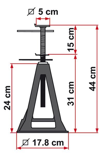 Fiamma Plastic Jacks Achsstützen