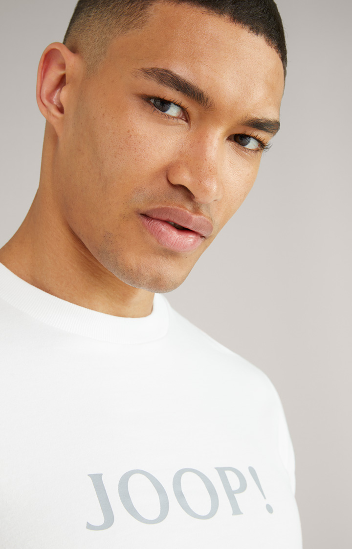 Loungewear Longsleeve in Weiß