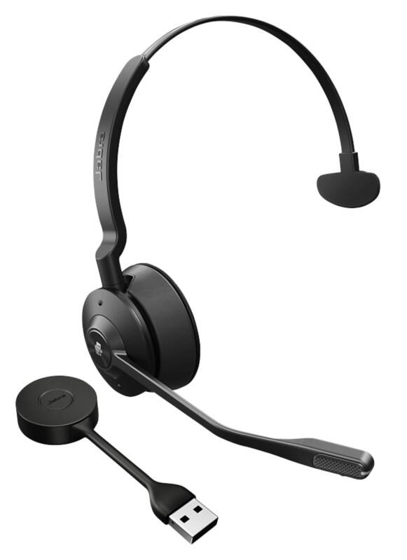 Jabra Engage 5 Verkabelt / Kabellos Mono Headset Kopfbügel Bluetooth Schwarz