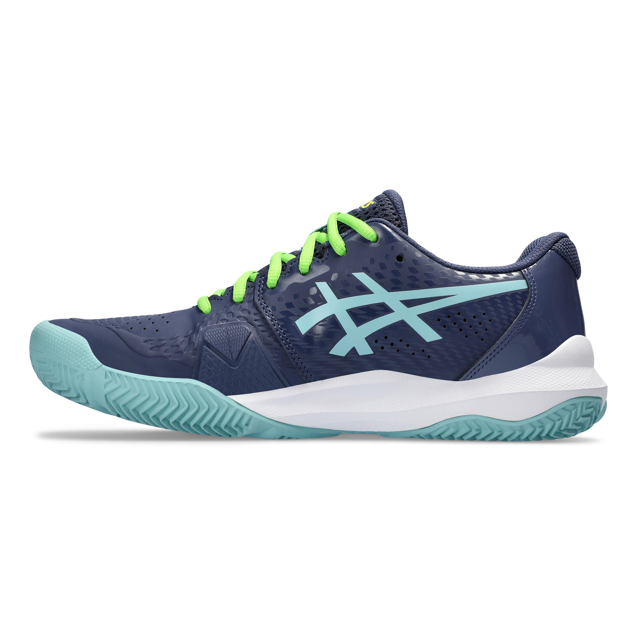 Gel-Challenger 14 Padelschuh Herren - Dunkelblau, Türkis
