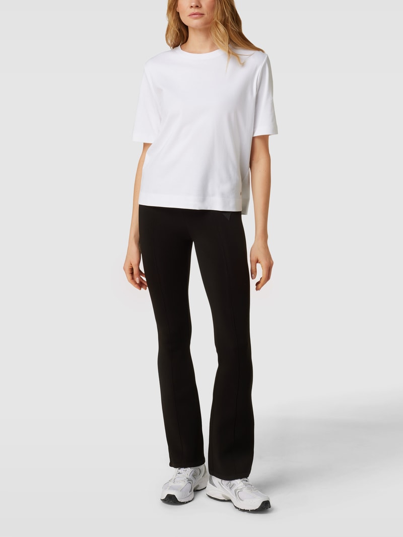 Sweatpants mit fixierten Bundfalten Modell 'ALLIE' in schwarz