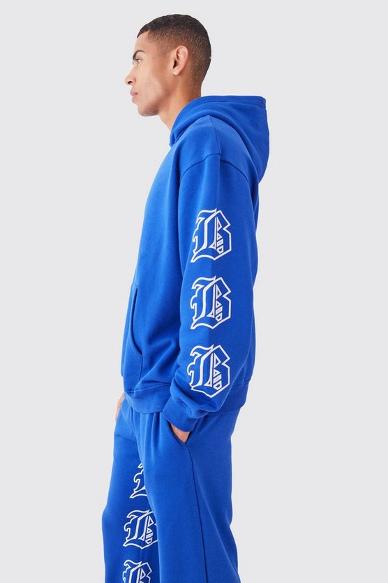 Oversize Trainingsanzug mit Gothic B