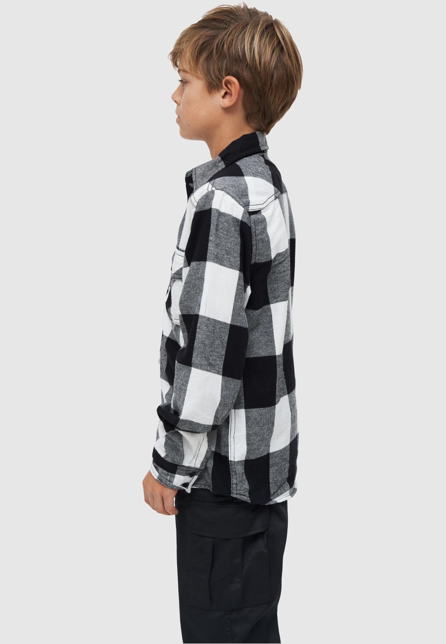 Brandit Langarmhemd Unisex Checkshirt Kids (1-tlg)