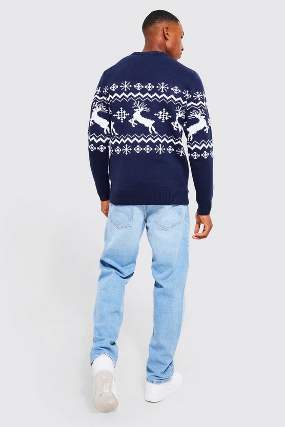 Rentier Weihnachtspullover