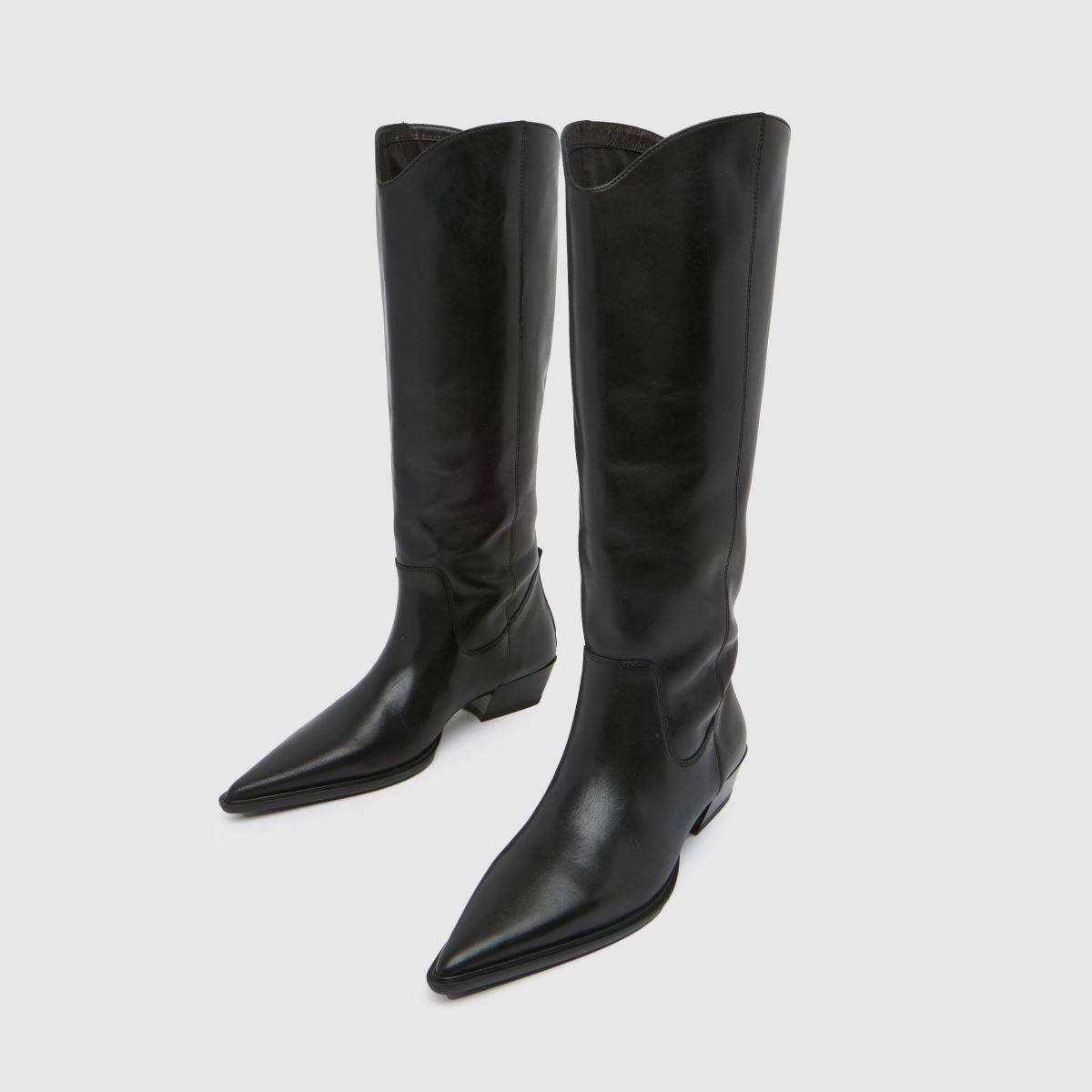 Vagabond Shoemakers – Cassie – Svarta höga westernstövlar