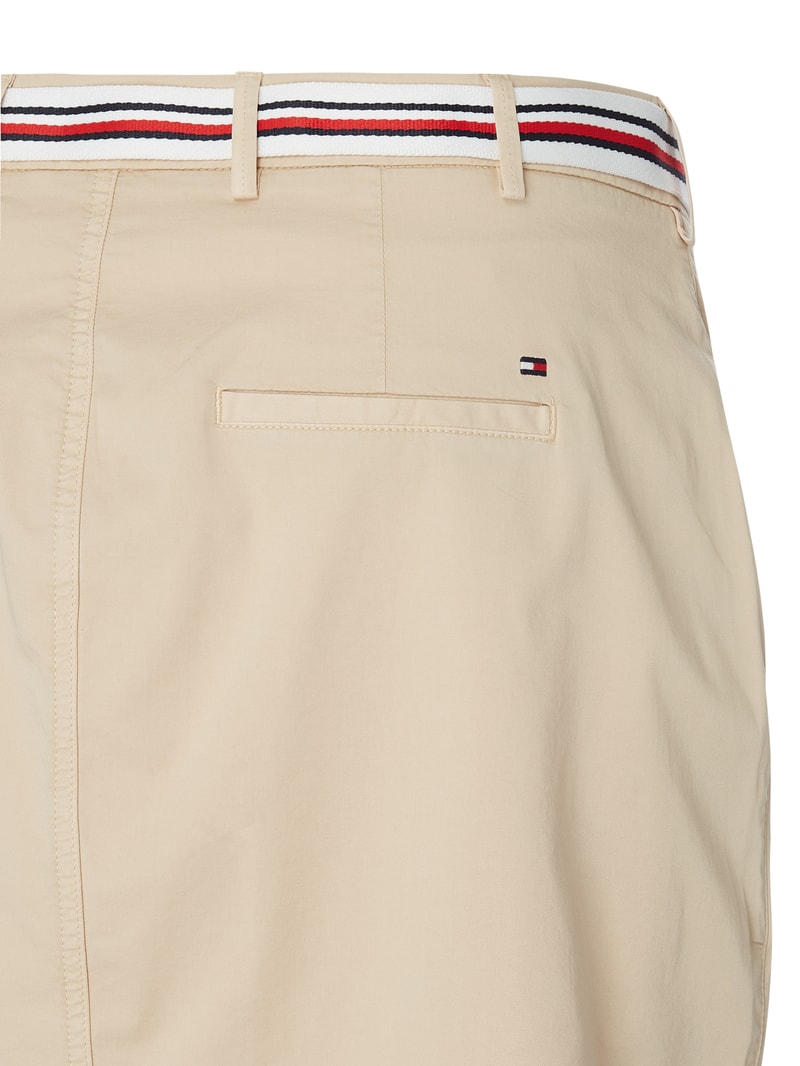 PLUS SIZE Rock mit Stretch-Anteil in beige