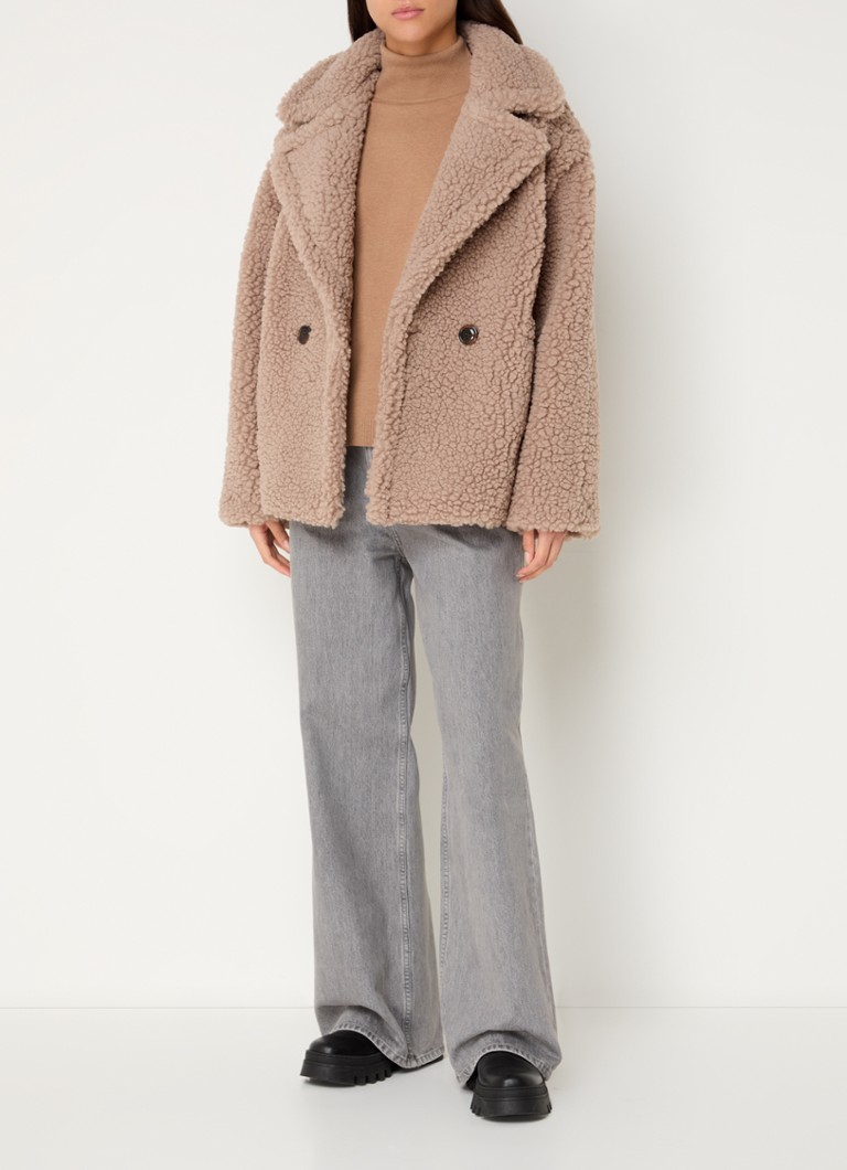 Μπουφάν UGG Gertrude Teddy με πλαϊνές τσέπες
