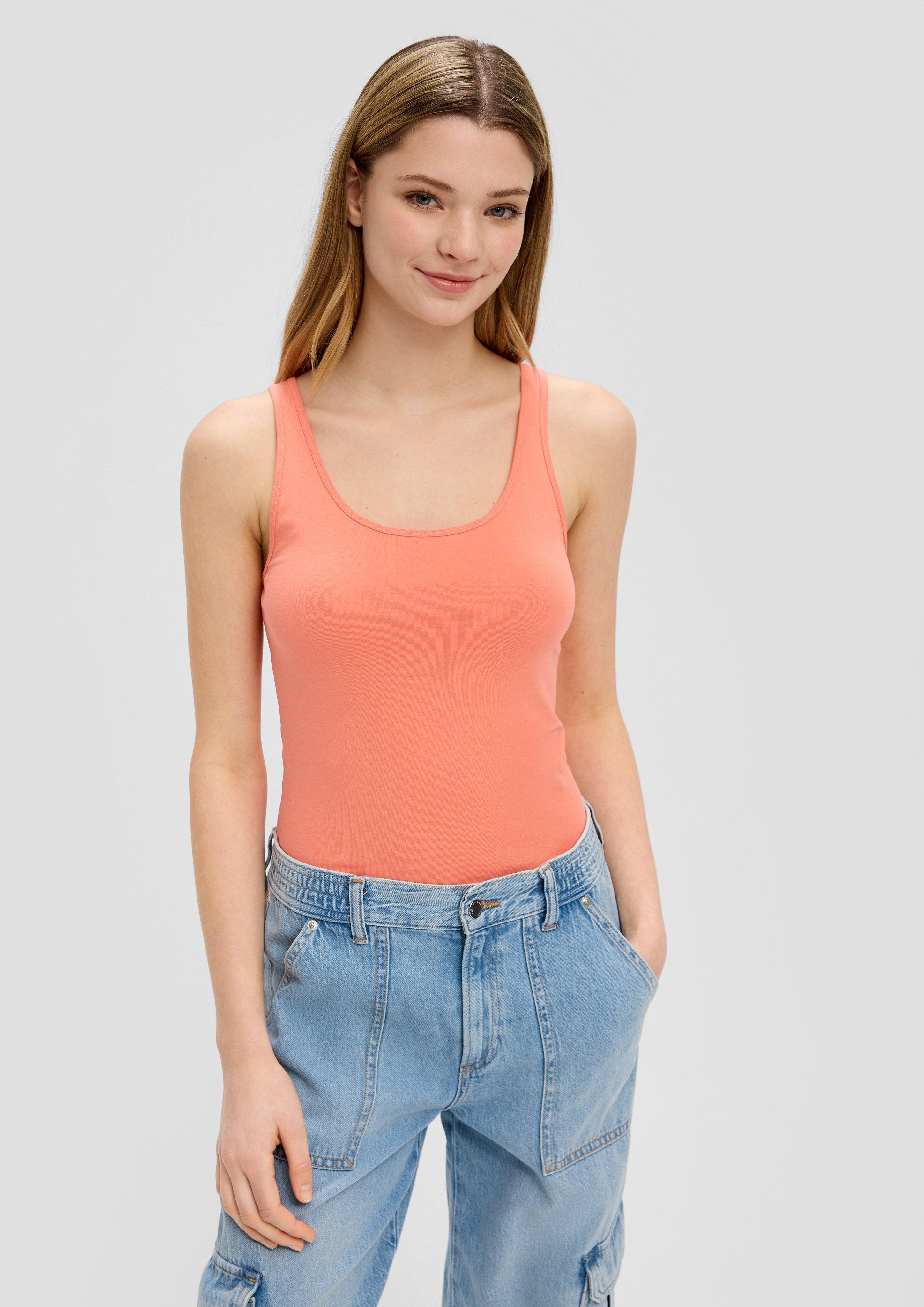 Tanktop mit Baumwollstretch  2152045-2347