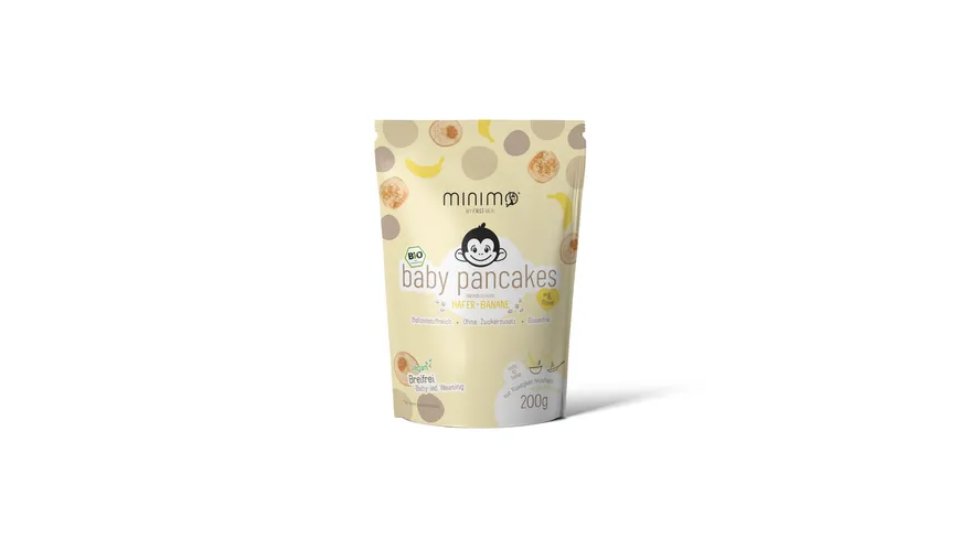 minimo Bio Baby Pancakes Hafer Banane 200 g