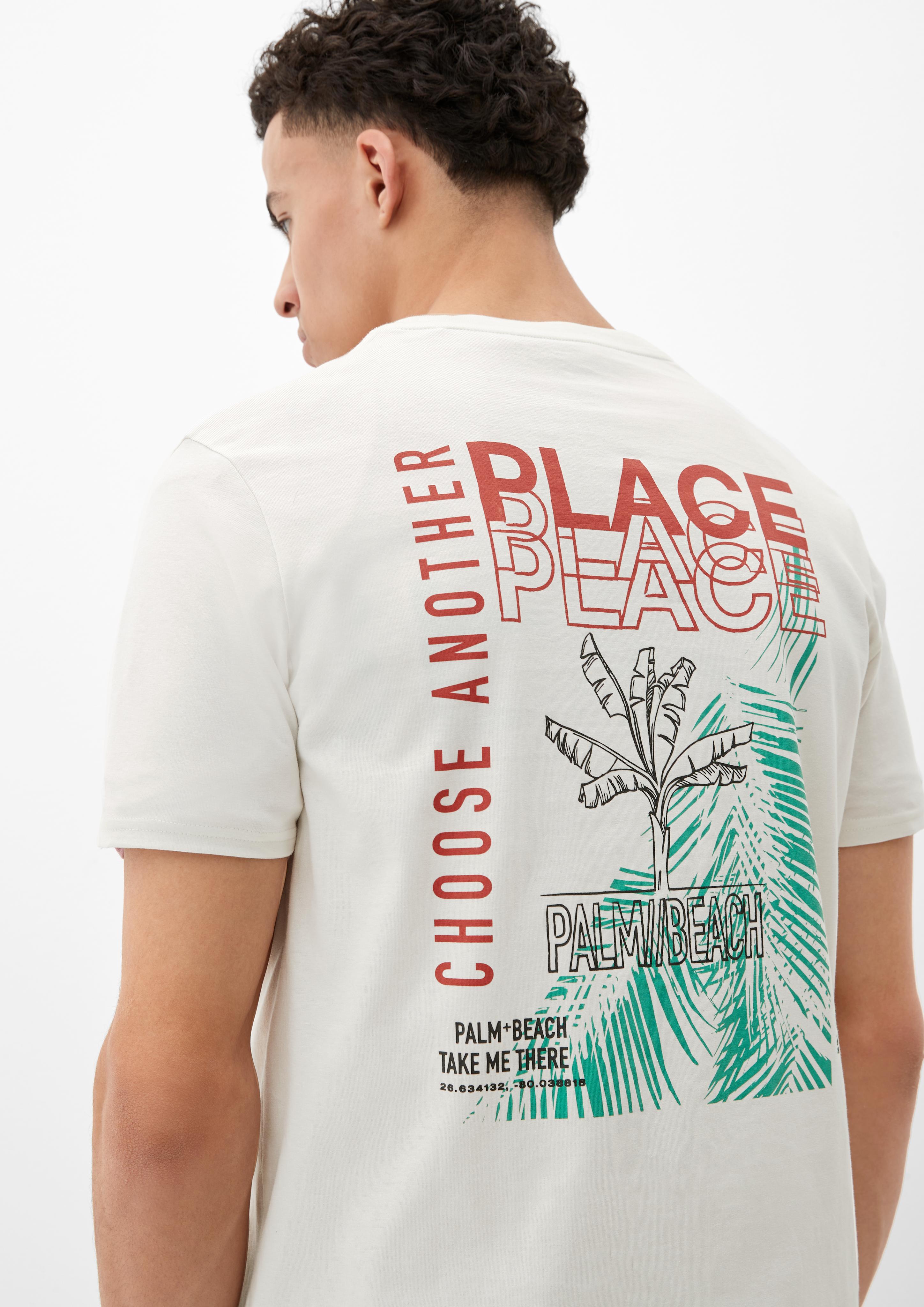 Baumwollshirt mit Rückenprint  2129760-80D0