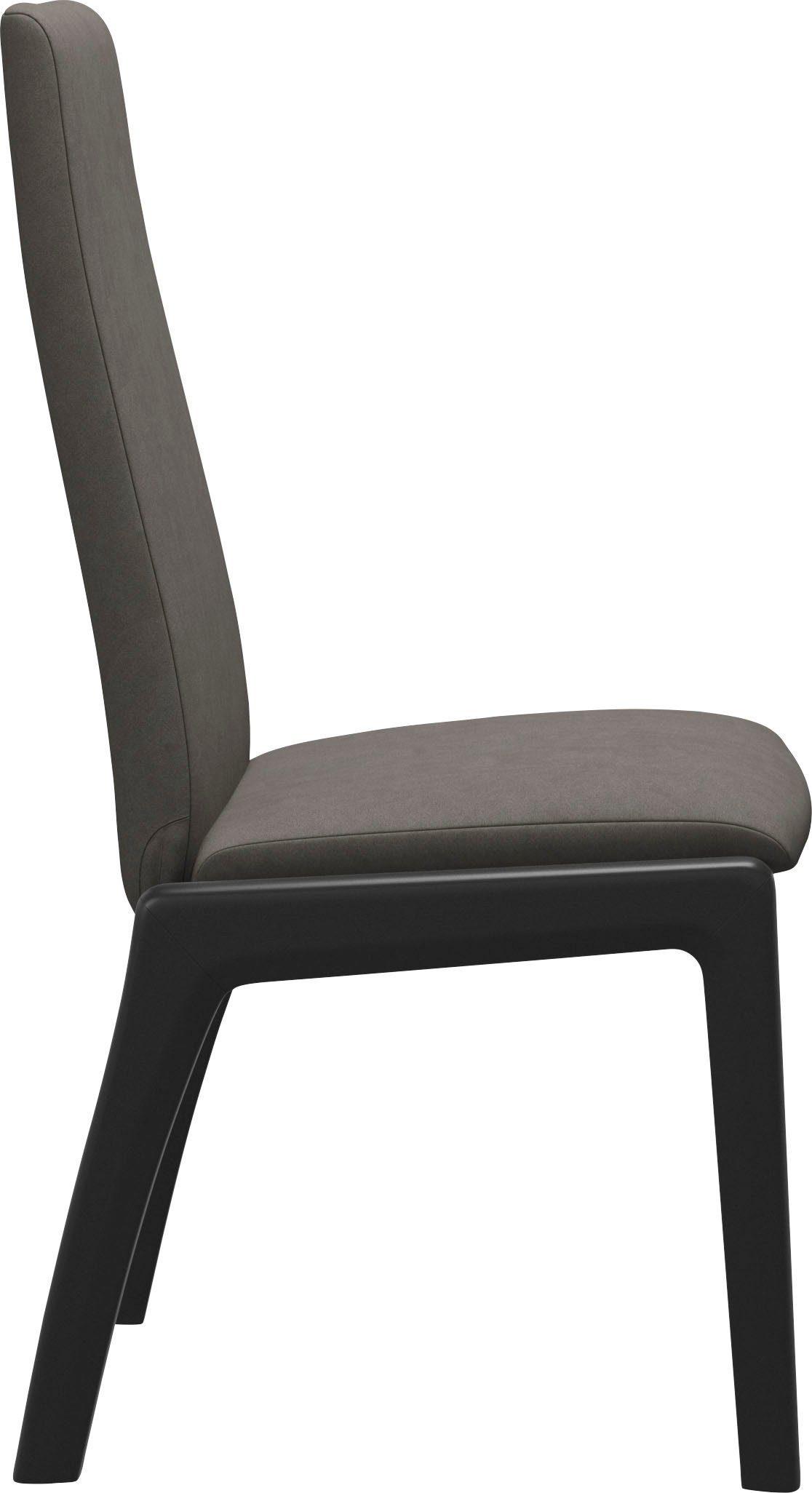 Stressless® Polsterstuhl Laurel, High Back, Größe M, mit abgerundeten Beinen in Schwarz