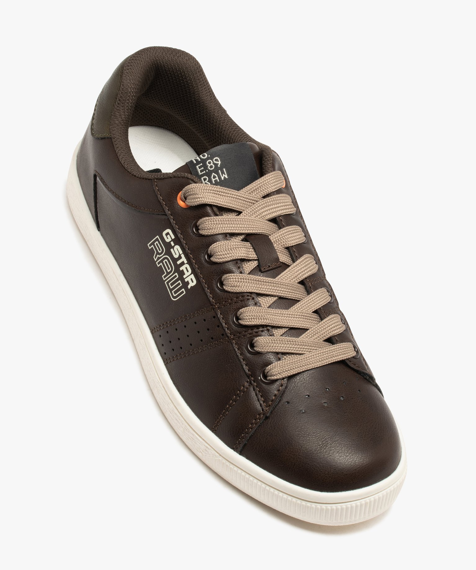 Tennis à lacets homme G-Star - Raw marron | GEMO