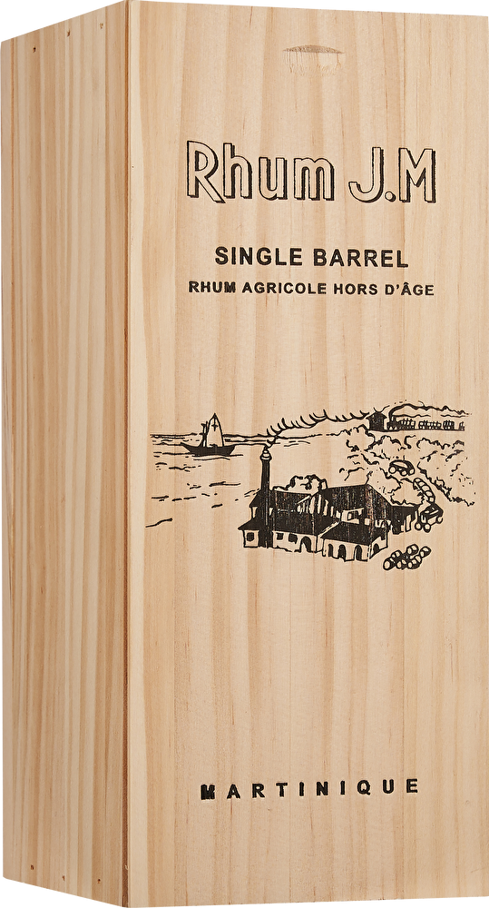 Rhum J.M Rhum Très Vieux Agricole Single Barrel 0,5 Liter 2001 in Holzkiste