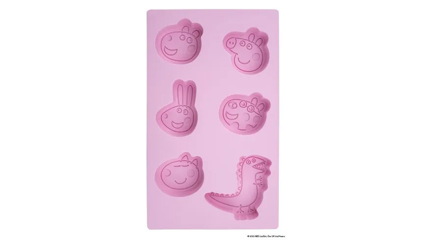 Dr.Oetker Silikonform Mini Küchlein Peppa pink