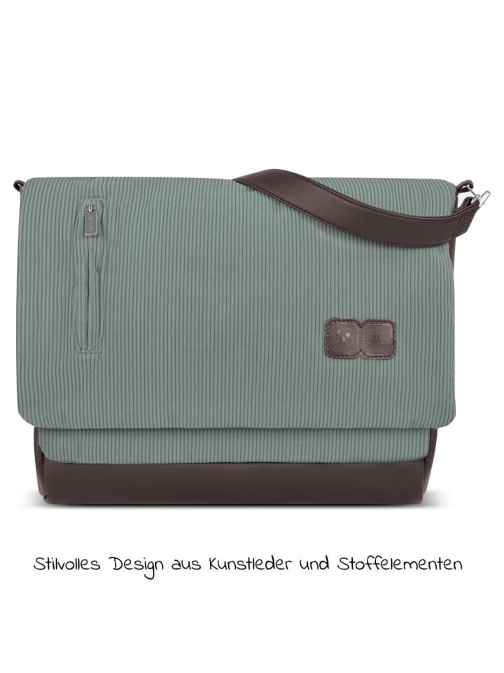 ABC-Design Wickeltasche Urban - inkl. Wickelunterlage & viel Zubehör in gruen,braun günstig kaufen onesize