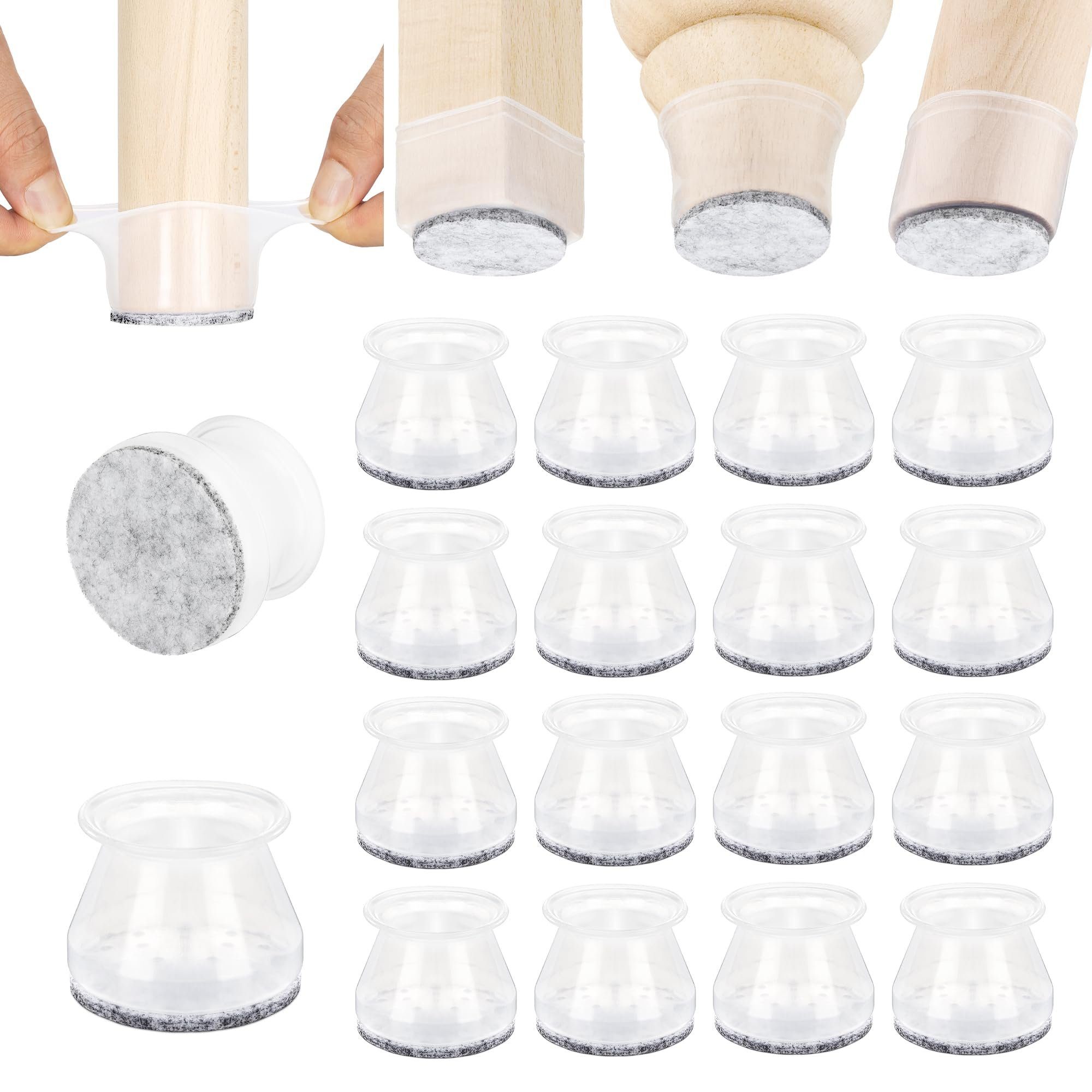Aneaseit Stuhlsocke Chair Leg Protectors, 5.1 cm, 16 pcs., Stuhlbein Bodenschoner 5,1 cm x 16 Stk.