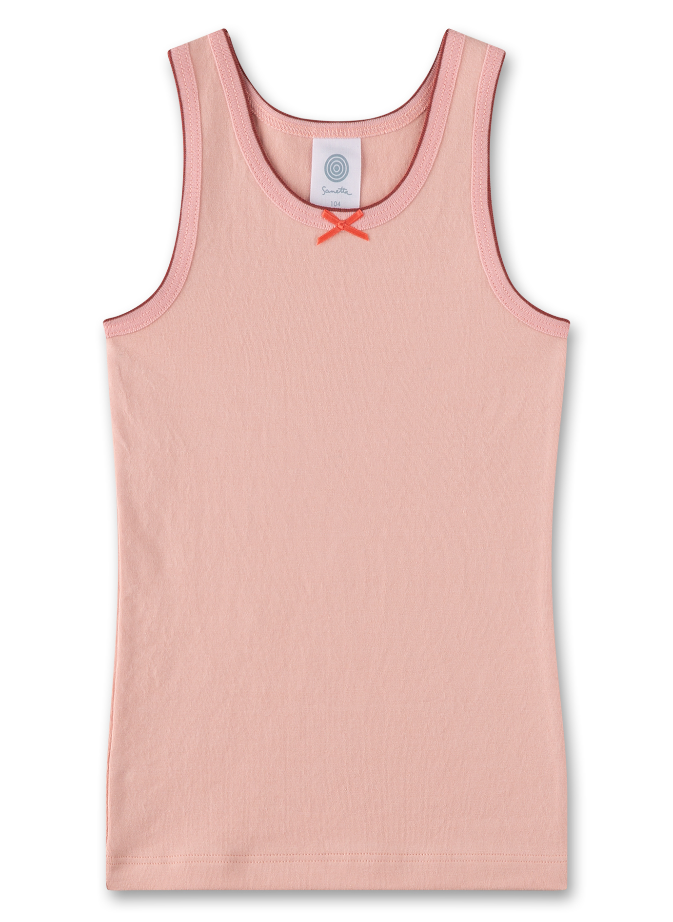 Mädchen-Unterhemd (Doppelpack) Rosa