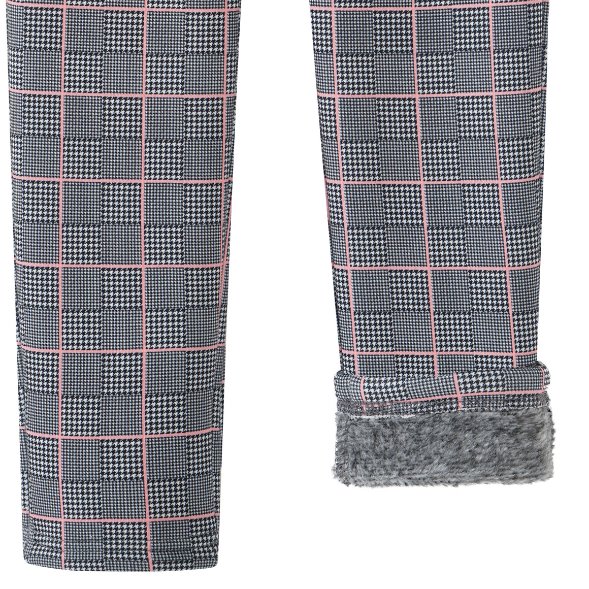 Mädchen Thermo-Leggings kariert