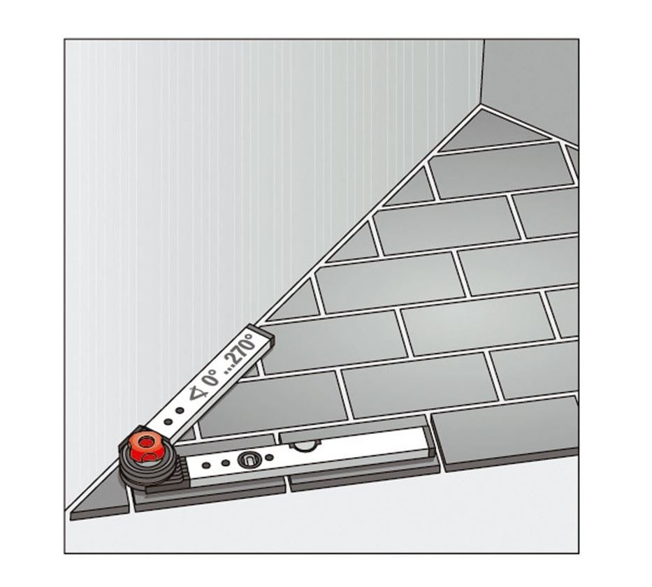 BMI Bauwinkel mit Wasserwaage