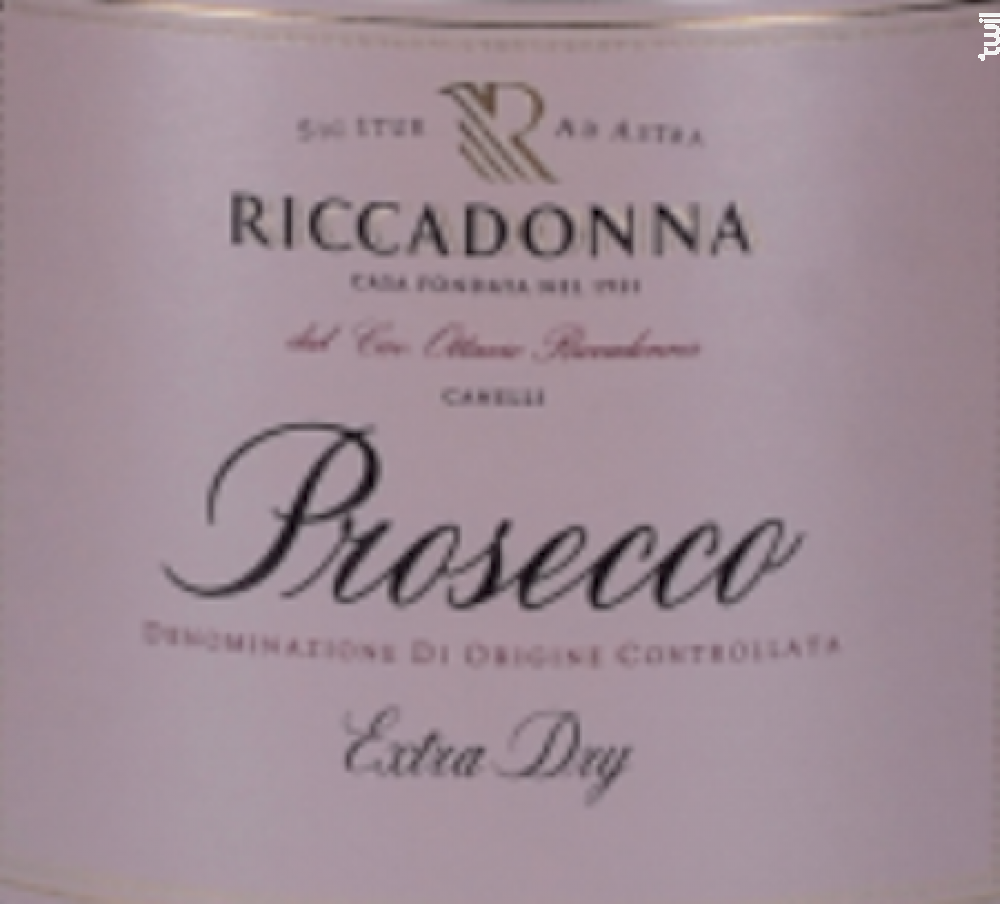 Prosecco Doc Extra Dry Riccadonna Vin Blanc●Prosecco DOC Non millésimé 75cl
