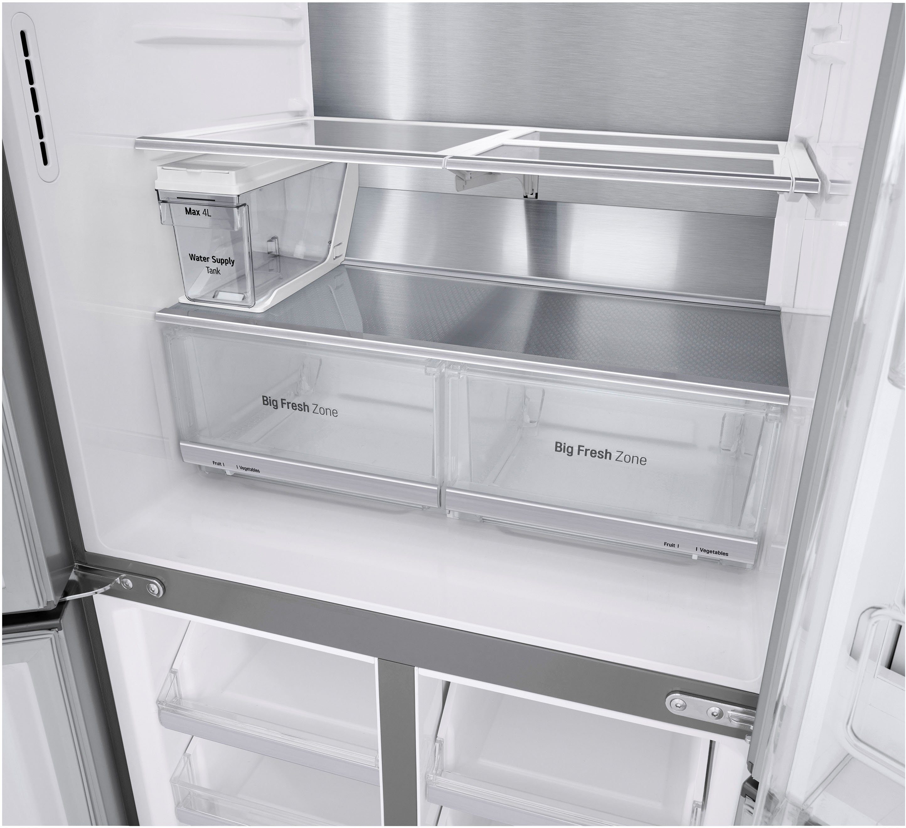 LG Multi Door GMX844BSBF, 178,7 cm hoch, 83,5 cm breit, InstaView™