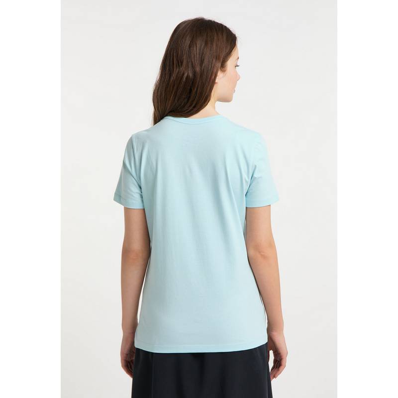 SOMWR T-Shirt With Square Slim Straw Print T-Shirt Damen