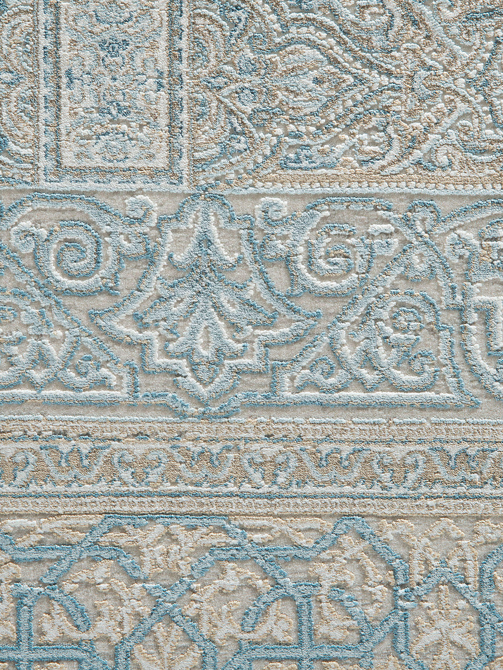 Kronos Vintage-Teppich, Aqua