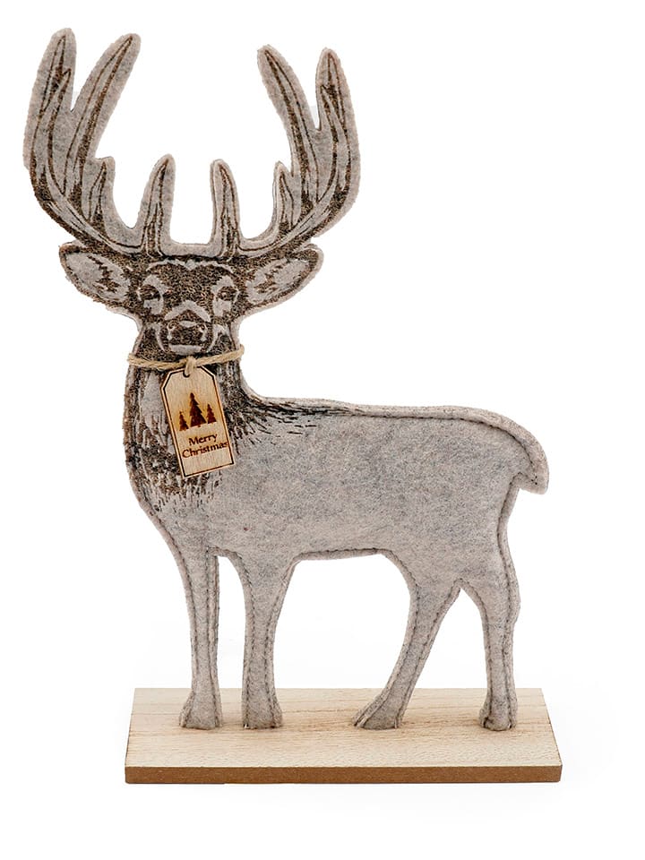 SiL Interiors Dekofigur ''Reindeer'' in Braun - (B)30 x (H)18 x (T)5 cm günstig kaufen onesize