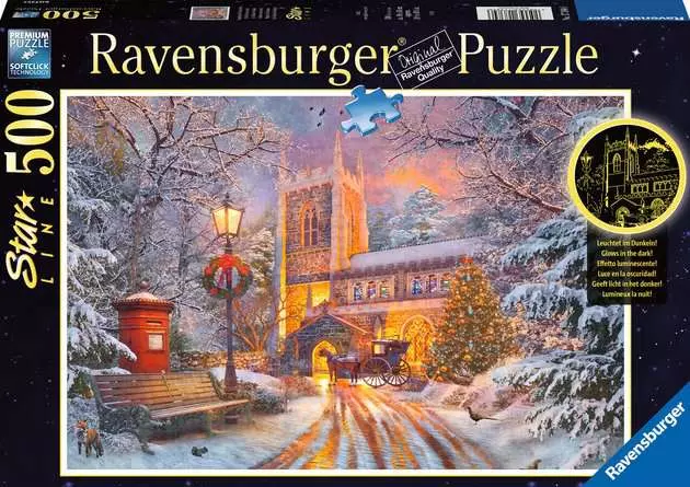 Puzzle 500 Teile - Funkelnde Weihnachten