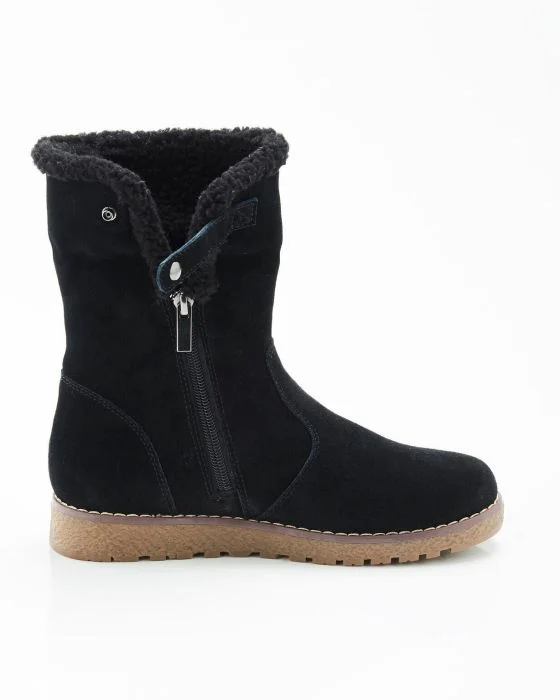 Boots fourrées, à porter col relevé ou retourné Thermolactyl