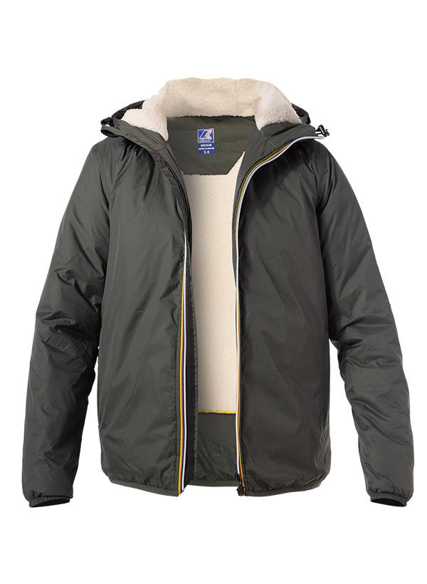K-WAY, Regenjacke, Mikrofaser wasserabweisend, dunkelgrün