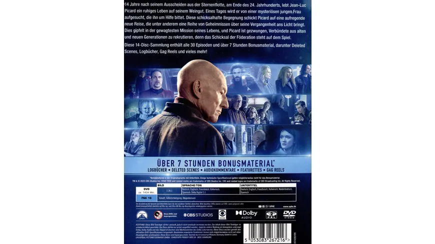 Star Trek: Picard - Die komplette Serie  [14 DVDs]